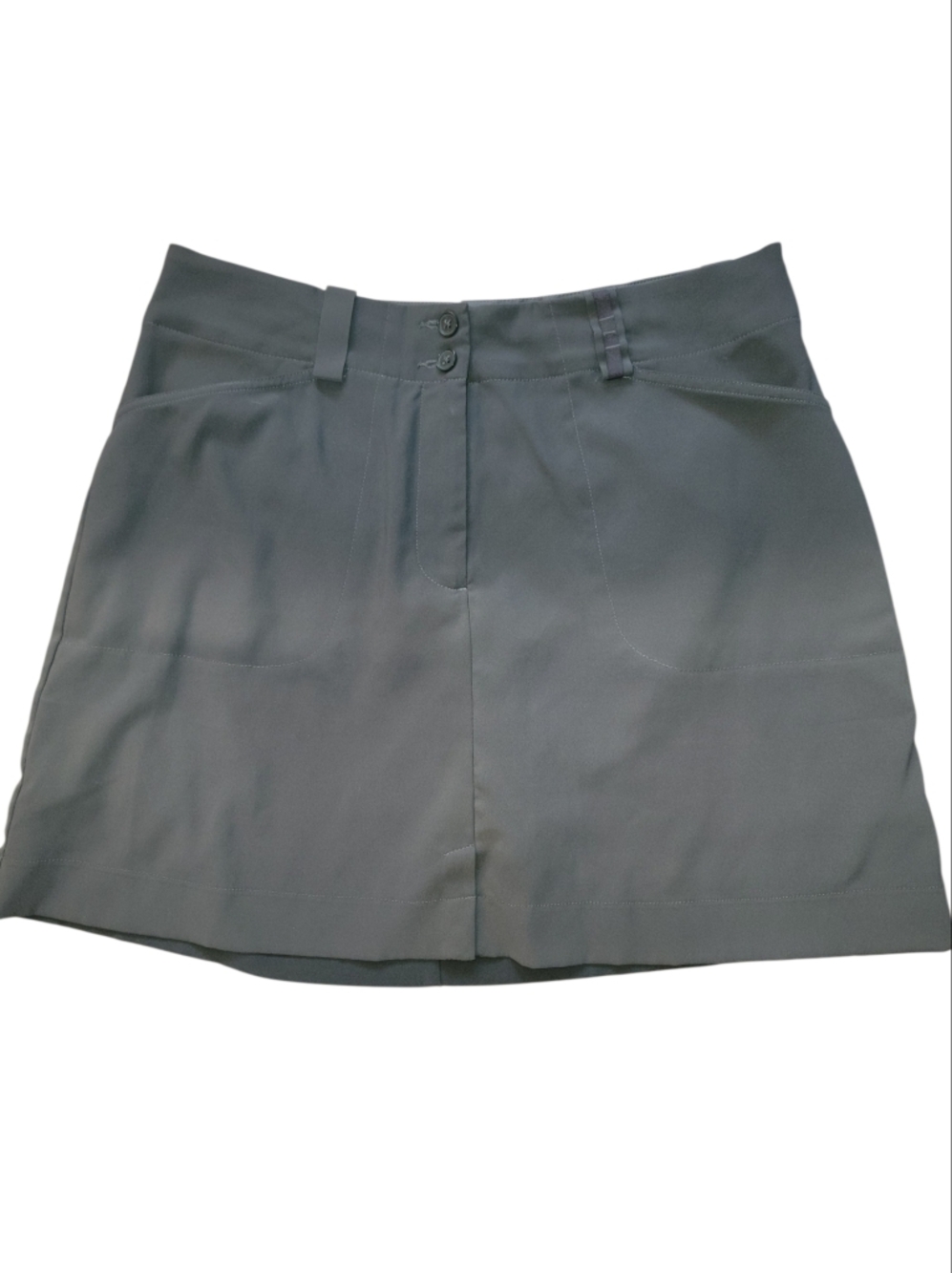 Nike Golf Dri-Fit Charcoal Grey Ombre Skort Size 10